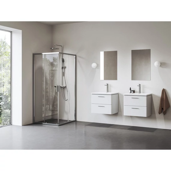 RAVAK Blix II NBLRV2 80x80 zuhanykabin krómhatású+transparent