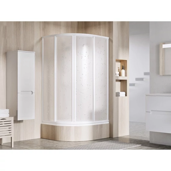 RAVAK Supernova SKCP4 90x90 Sabina zuhanykabin fehér+pearl