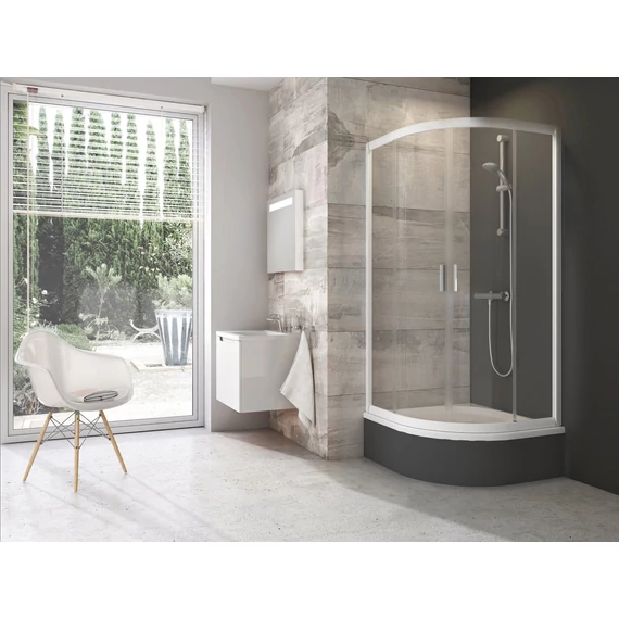RAVAK Blix BLCP4 80x80 SABINA zuhanykabin fehér+transparent