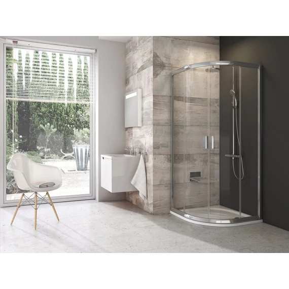 RAVAK Blix BLCP4 80x80 zuhanykabin szatén+transparent