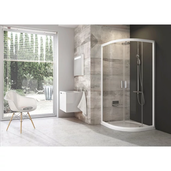 RAVAK Blix BLCP4 90x90 zuhanykabin fehér+transparent