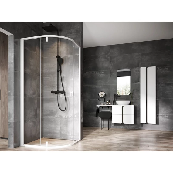 RAVAK Nexty NSKK3-90 zuhanykabin fehér+transparent
