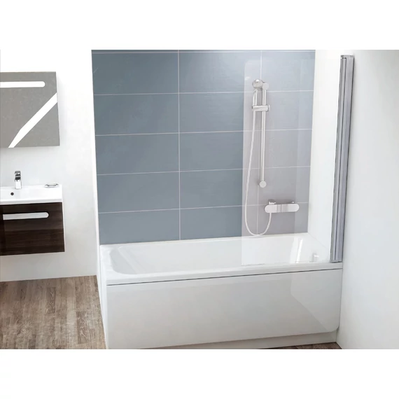 RAVAK CVS1-80 jobbos kádparaván szatén + transparent