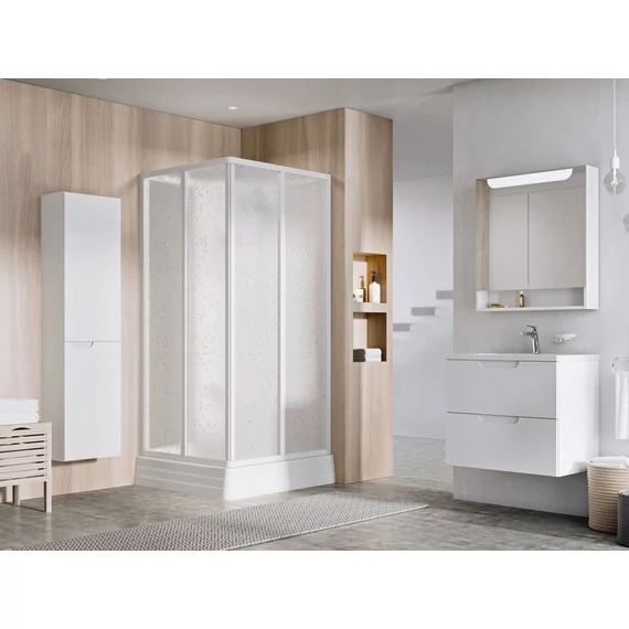 RAVAK SupernovaASBRV2 90x90 zuhanybox fehér+pearl