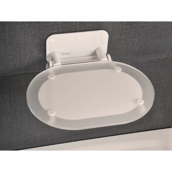 RAVAK Chrome ülőke Clear/fehér