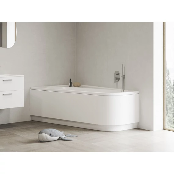 RAVAK Chrome akrilkád 160x105 balos, fehér