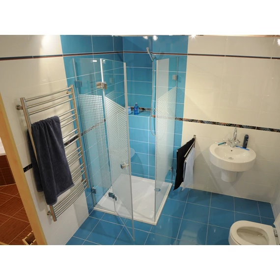 RAVAK GlassLine GSDPS 80x80 bal zuhanykabin króm+matrix (beleértve G SET)
