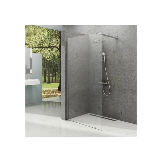 RAVAK Walk-In Wall-60 zuhanyfal krómhatású+transparent
