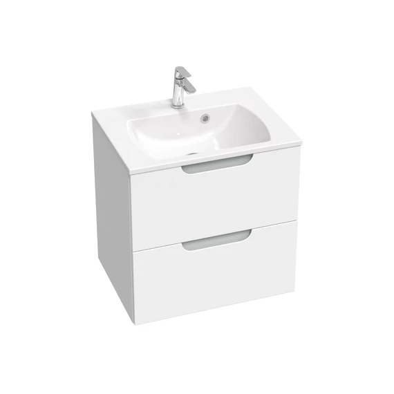 RAVAK Classic II SD 60 fürdőszobai szekrény mosdó alá fehér/szürke