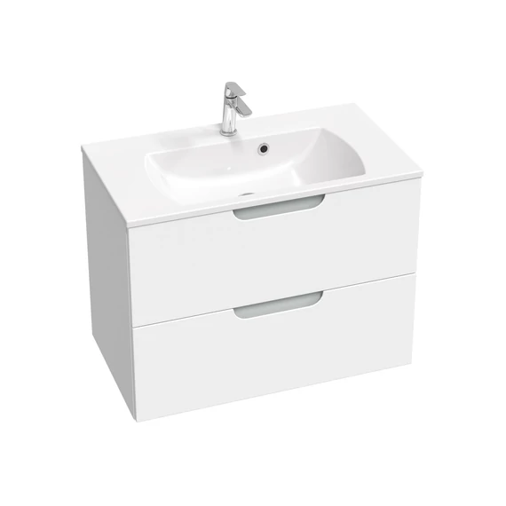 RAVAK Classic II SD 80 fürdőszobai szekrény mosdó alá fehér/szürke