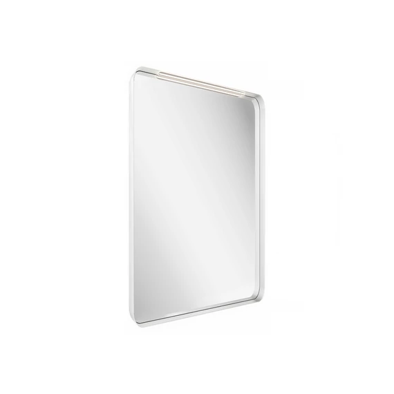 RAVAK Strip 50x70 fürdőszobai tükör világítással, fehér