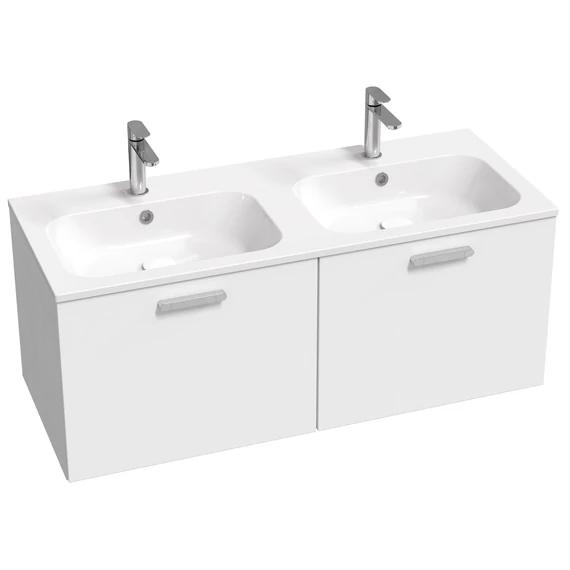 RAVAK Chrome II SD 120 fehér, króm fogantyúval 152 mm