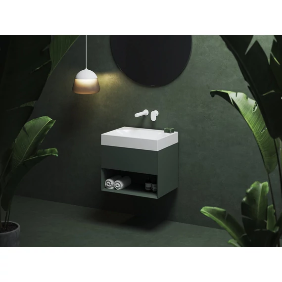 RAVAK SD Lite 60 fürdőszobai szekrény mosdó alá Grey Green