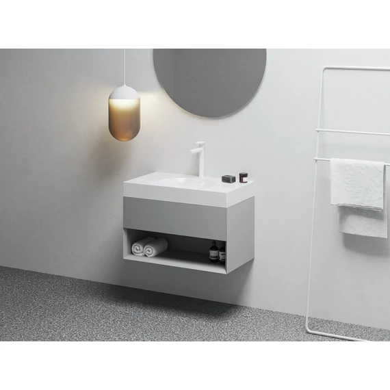 RAVAK SD Lite 80 fürdőszobai szekrény mosdó alá Smoke Grey