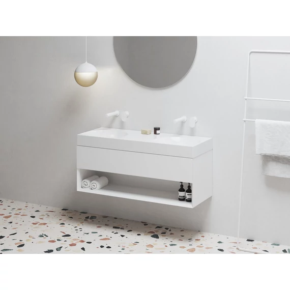 RAVAK SD Lite 120 fürdőszobai szekrény mosdó alá fehér