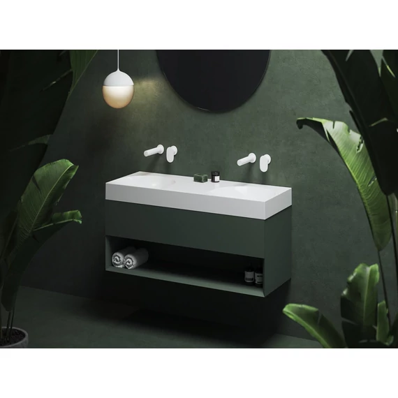RAVAK SD Lite 120 fürdőszobai szekrény mosdó alá Grey Green
