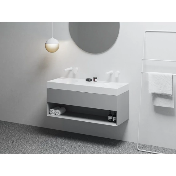 RAVAK SD Lite 120 fürdőszobai szekrény mosdó alá Smoke Grey