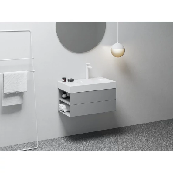 RAVAK SD Lite 80 B fürdőszobai szekrény mosdó alá Smoke Grey