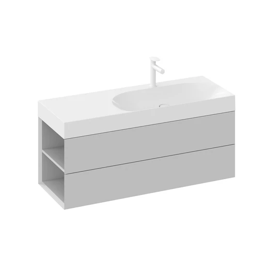 RAVAK SD Lite 120 B fürdőszobai szekrény mosdó alá Smoke Grey