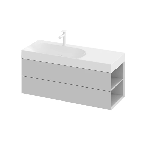 RAVAK SD Lite 120 J fürdőszobai szekrény mosdó alá Smoke Grey