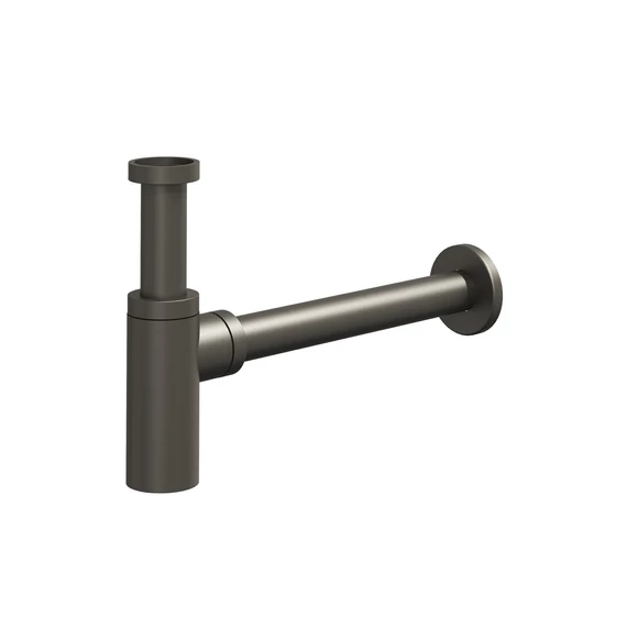 RAVAK Krómozott teleszkópos mosdószifon Graphite Brushed