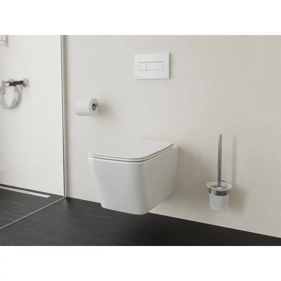 RAVAK Natural RimOff fali WC szett, fehér