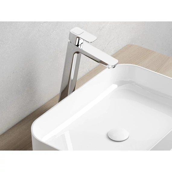 RAVAK 10° álló mosdócsaptelep leeresztő nélkül, 333 mm TD 015.00CR, króm