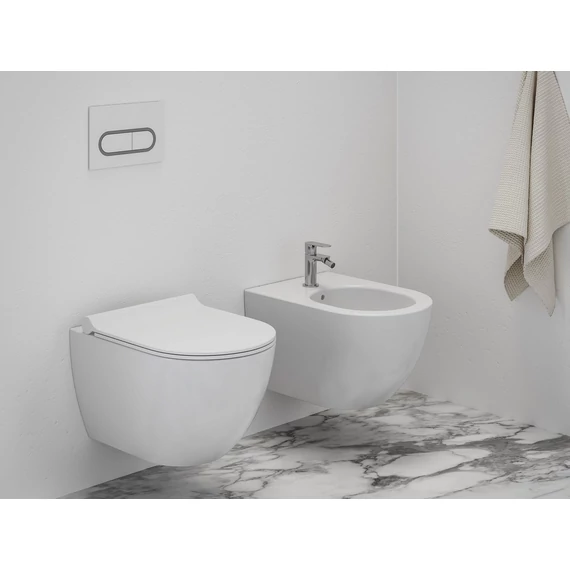 RAVAK Eleganta álló bidécsaptelep 130 mm leersztő nélkül EL 056.00CR, Chrome