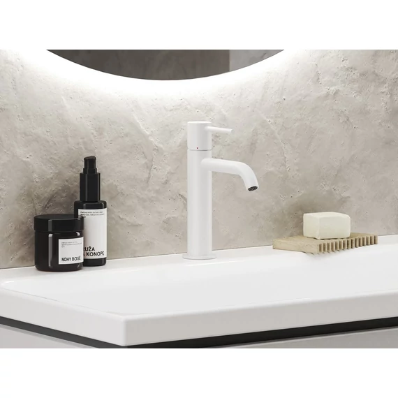 RAVAK Espirit álló mosdócsaptelep 190 mm leeresztő nélkül ES 012.10WV, White Velvet