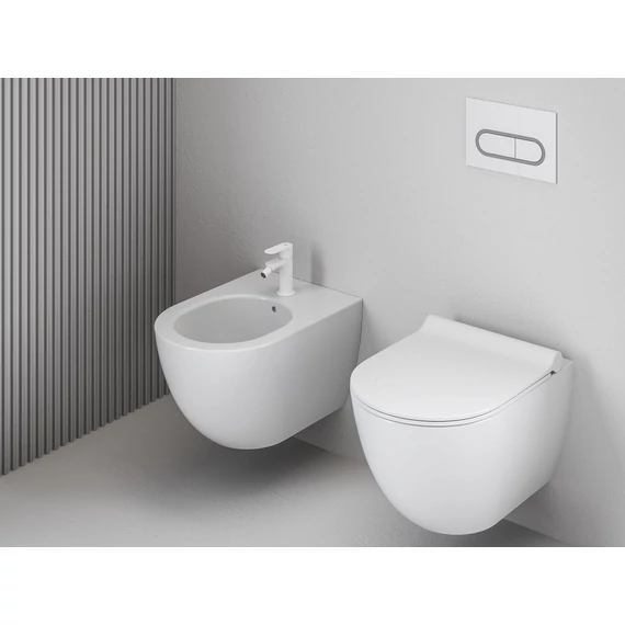 RAVAK Eleganta álló bidécsaptelep 130 mm leersztő nélkülEL 056.10WV , White Velvet