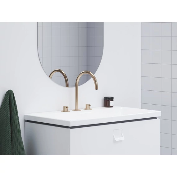 RAVAK Espirit álló mosdócsaptelep, 3 furatos 270 mm leeresztő nélkül ES 018.60RGB, Rose Gold Brushed
