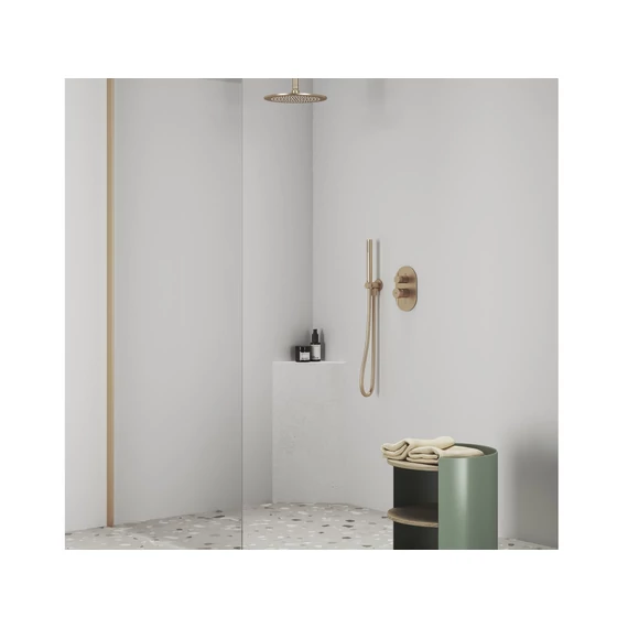 RAVAK Espirit falba süllyesztett csaptelep, kétutas, belső egység nélkül ES 065.60RGB.O2.RB07E, Rose Gold Brushed