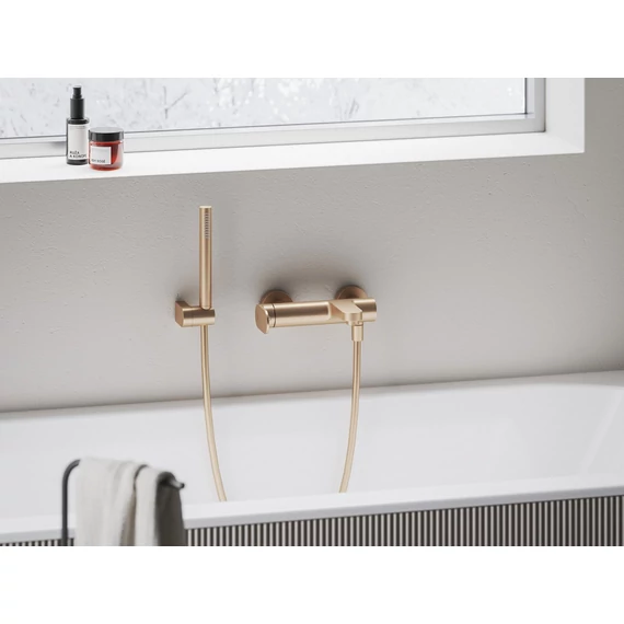 RAVAK Eleganta fali kádcsaptelep zuhanyszett nélkül EL 022.60RGB, Rose Gold Brushed