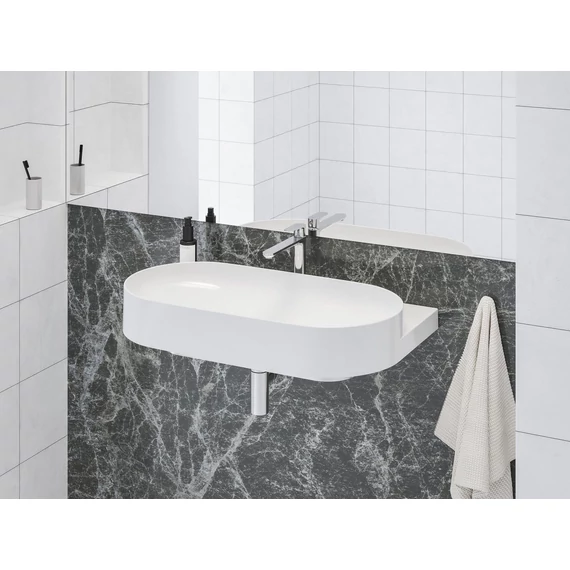 RAVAK Eleganta álló mosdócsaptelep BeCool 220 mm leeresztő nélkül EL 014.01CR, Chrome