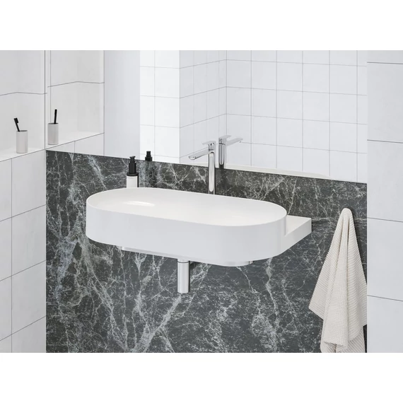 RAVAK Eleganta álló mosdócsaptelep BeCool 335 mm leeresztő nélkül EL 015.01CR, Chrome