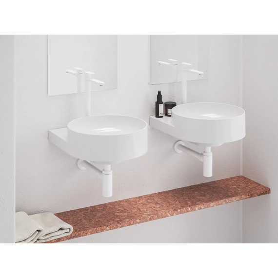RAVAK Eleganta álló mosdócsaptelep BeCool 335 mm leeresztő nélkül EL 015.11WV, White Velvet