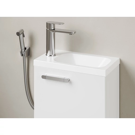 RAVAK Chrome II álló mosdócsaptelep bidézuhannyal 175 mm, leeresztő nélkül CR II 112.00CR, króm