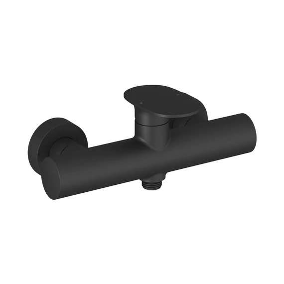 RAVAK Spring fali zuhanycsaptelep zuhanyszett nélkül, fekete SG 032.20BLM