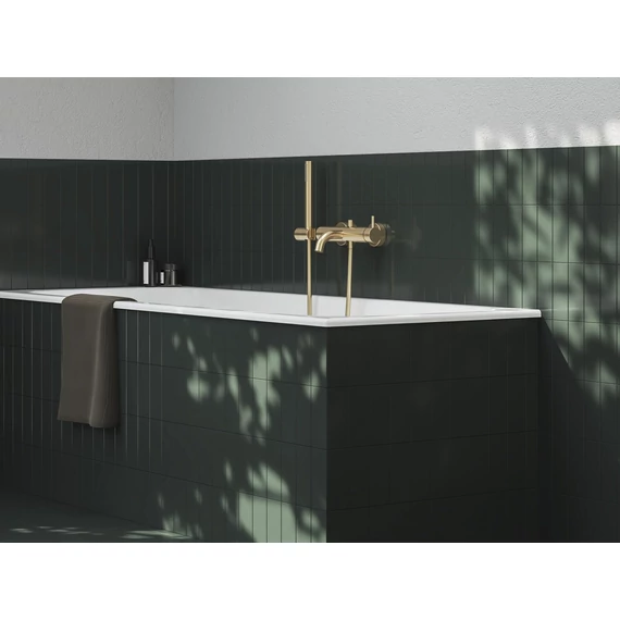RAVAK Espirit fali kádcsaptelep zuhanyszett nélkül ES 022.60GLB, Gold Brushed