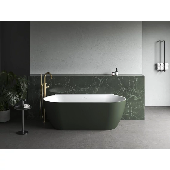 RAVAK Espirit padlón álló kádcsaptelep szettel ES 080.60GLB.RB07G, Gold Brushed