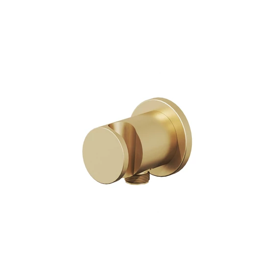 RAVAK Fali kiállás integrált zuhanyrózsa tartóval 706.60GLB, Gold Brushed
