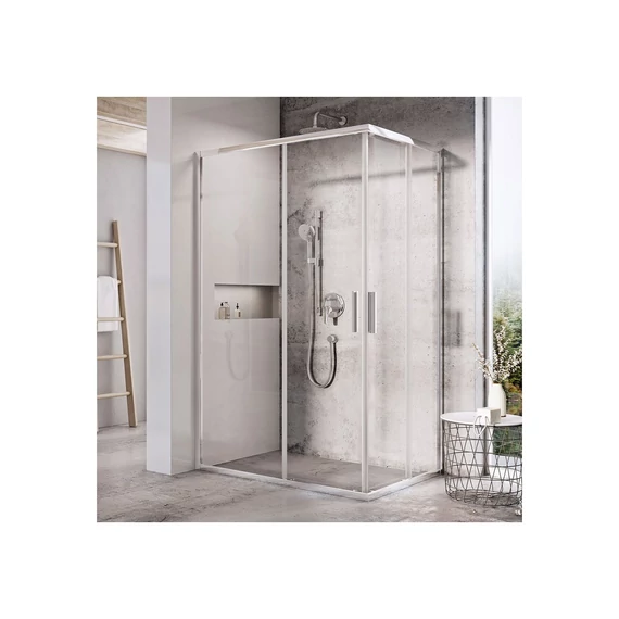RAVAK Blix Slim BLSRV2K-100 zuhanykabin krómhatású+transparent