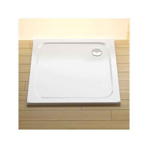 RAVAK Perseus Pro Chrome 90x90 zuhanytálca (fehér)