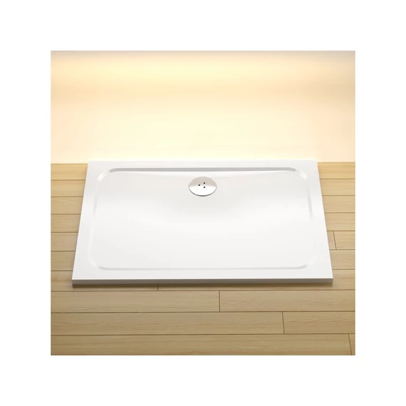 RAVAK Chrome Gigant Pro 100x90 zuhanytálca, fehér