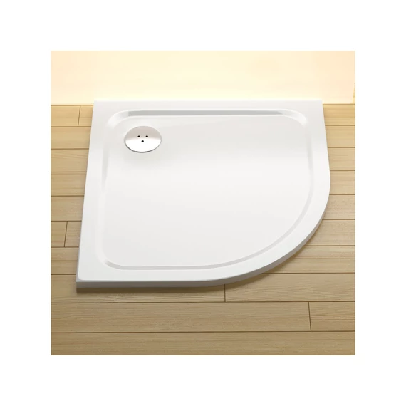 RAVAK Chrome elipso pro 80 zuhanytálca (fehér)
