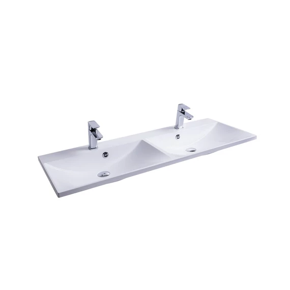 RAVAK Flat Duo 120 duplamosdó fehér, nyílással