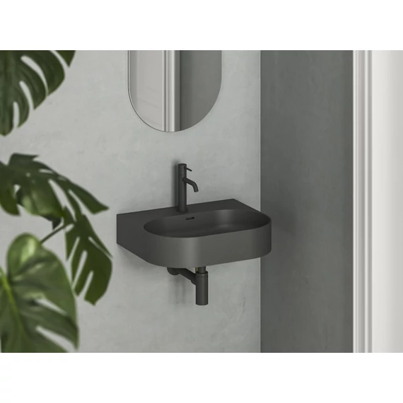 RAVAK Ceramic Slim Wall O 55 N kerámiamosdó antracit