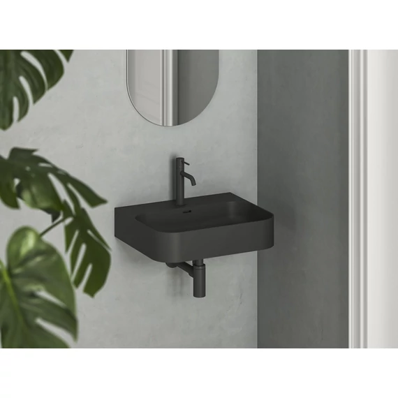 RAVAK Ceramic Slim Wall R 55 N kerámiamosdó matt fekete