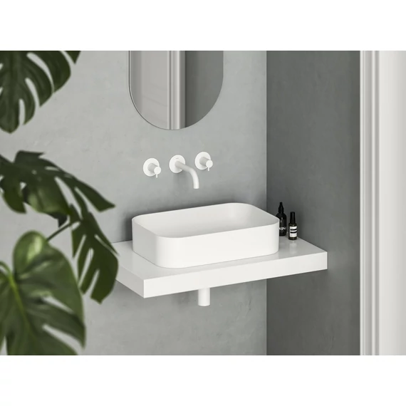 RAVAK Ceramic Slim R 55 kerámiamosdó matt fehér