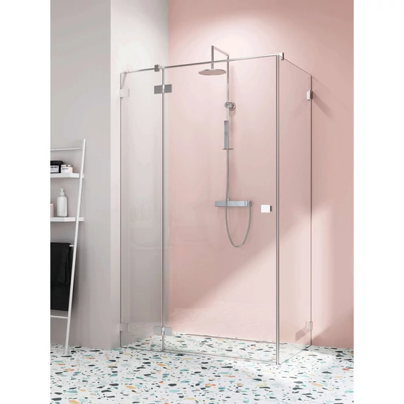 RADAWAY Essenza Pro KDJ szögletes zuhanykabin 80x100 átlátszó balos